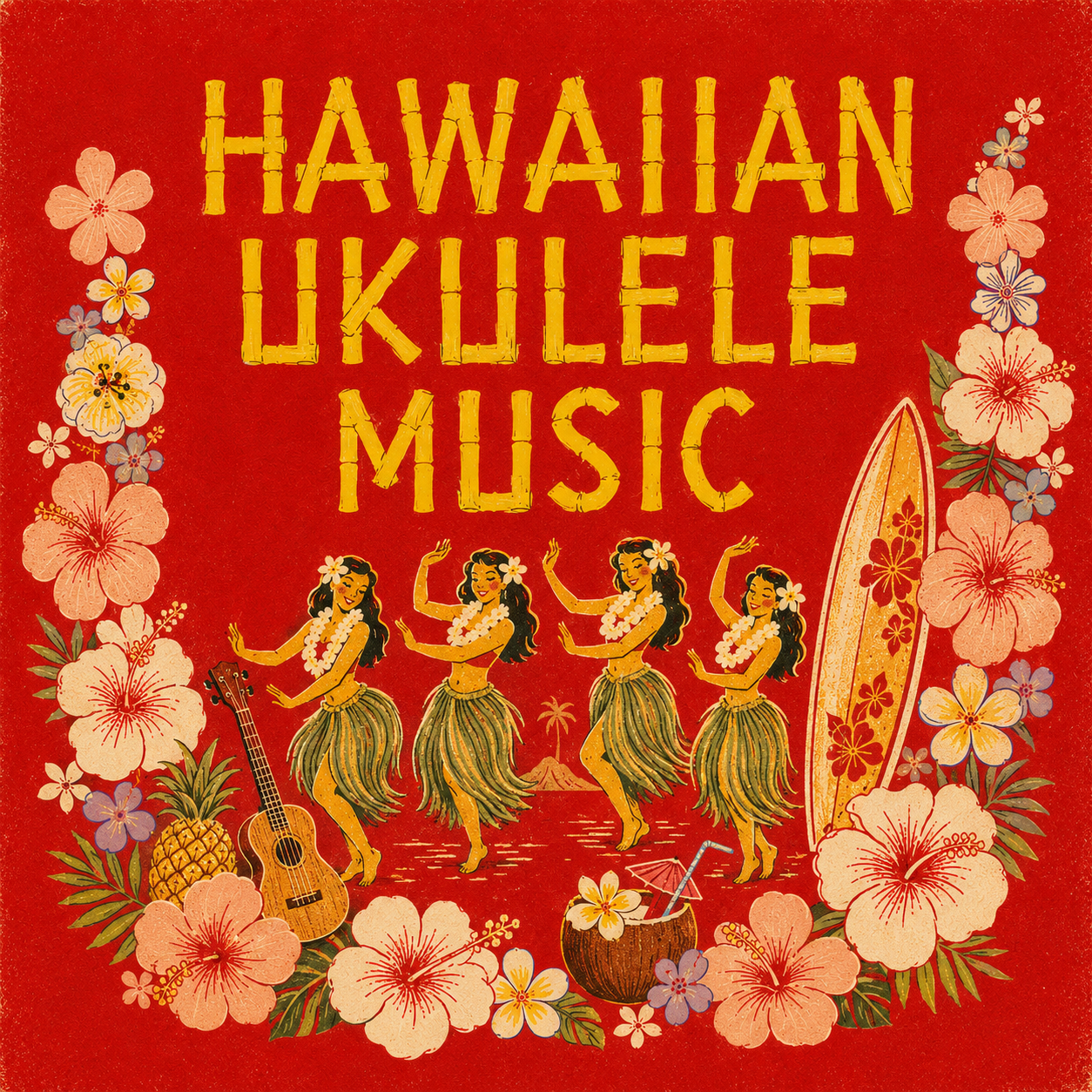 Hawaiian Ukulele Music & Relaxing Tropical Instrumental 🌺